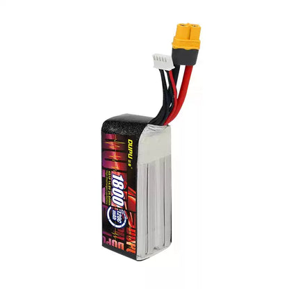 DUPU 4S/6S 1800mAh 120C LiPo Battery for FPV Drone – XT60 Plug