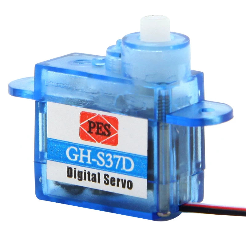 PES GH-S37D 3.7g Digital Micro Servo Plastic Gear Coreless Motor 3.6-4.8V for RC Airplane Glider Car
