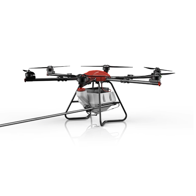 RCDrone F80 ক্লিনিং ড্রোন - সোলার প্যানেল, বিল্ডিং ওয়াল, রুফ ইন্ডাস্ট্রিয়াল ড্রোনের জন্য 30L ভলিউম ক্লিনিং সলিউশন