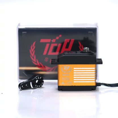 سروو براشلس ضدآب TopServo B2606 B4008 با گشتاور ۳۲ کیلوگرم و ۴۷ کیلوگرم، ۸.۴ ولت، دنده استیل ضدزنگ ۲۵T مناسب برای ماشین RC مقیاس ۱/۱۰ و ۱/۸