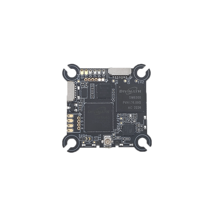 The HDZero Eco VTX is a lightweight, compact 720p 5.8GHz digital video transmitter for micro FPV drones.