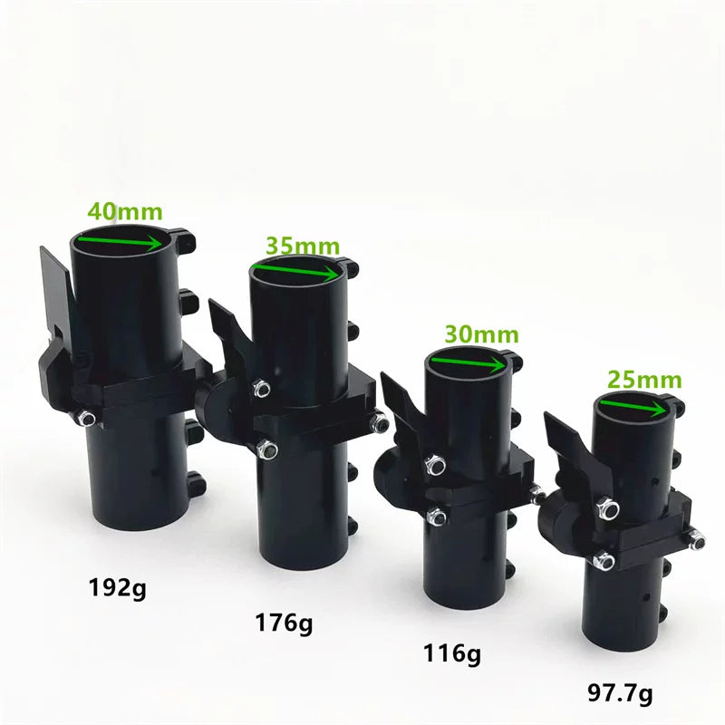RCDrone CNC Aluminum Folding Arm Joint 25mm 28mm 30mm 35mm 40mm Carbon Fiber Tube Clamp for Agricultural Drone UAV Frame