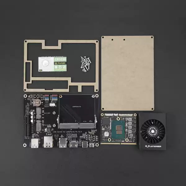 DFRobot LattePanda Mu Kit – x86 Module (N100 8/16GB or i3-N305 16GB), Lite/Full Carrier, 64GB eMMC, Win10/11/Ubuntu