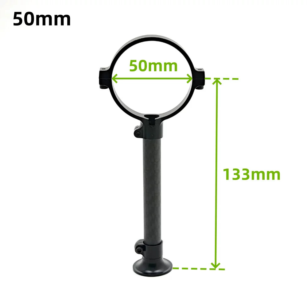 Carbon Fiber GPS/Antenna Mount Bracket for Multirotor Agricultural Drones (25/30/40/50mm Tubes)