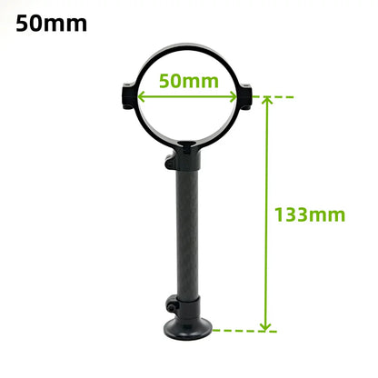 Carbon Fiber GPS/Antenna Mount Bracket for Multirotor Agricultural Drones (25/30/40/50mm Tubes)