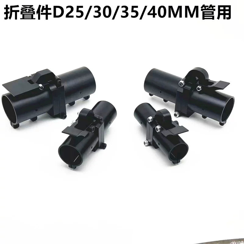 RCDrone CNC Aluminum Folding Arm Joint 25mm 28mm 30mm 35mm 40mm Carbon Fiber Tube Clamp for Agricultural Drone UAV Frame