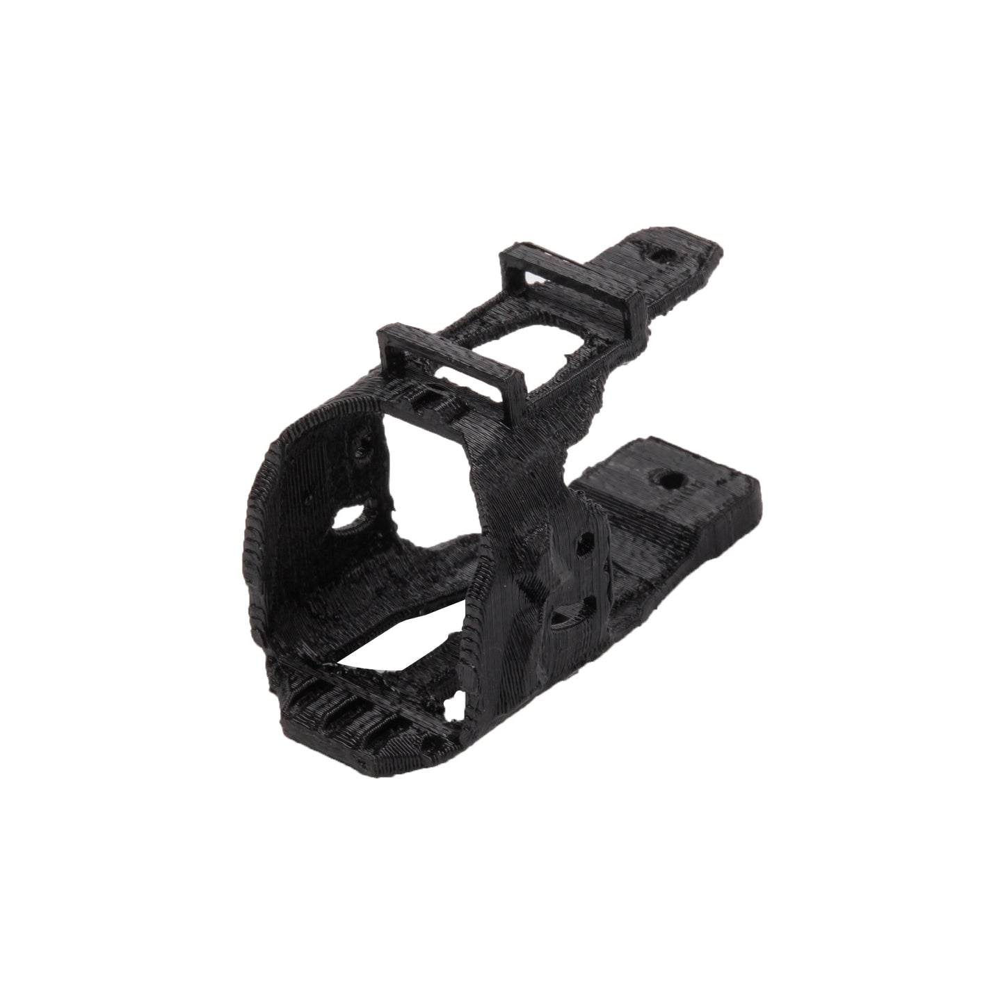 Black replacement camera mount bracket for Flywoo CineRace20 V2 HD DJI O3 2-inch frame, front housing style