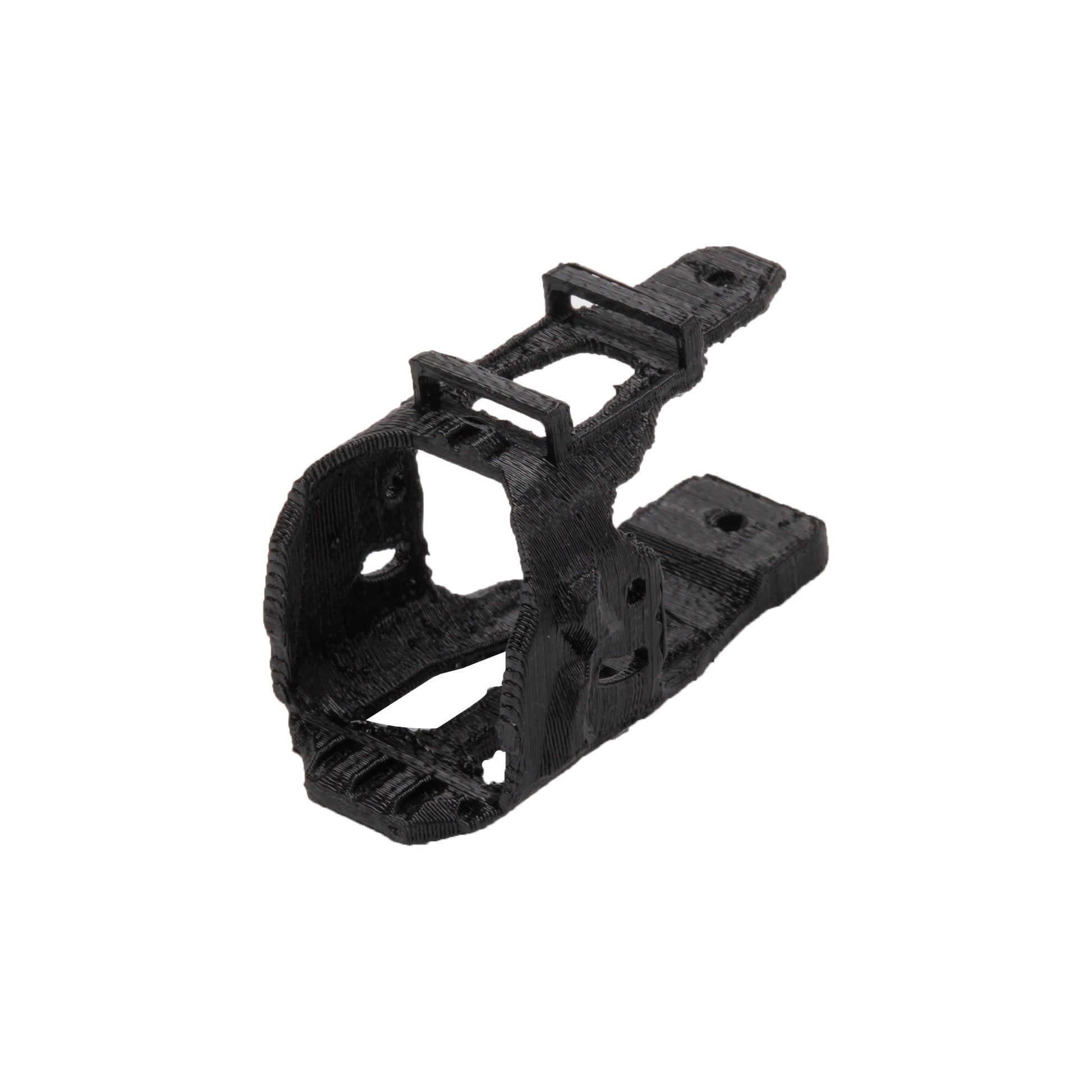 Black replacement camera mount bracket for Flywoo CineRace20 V2 HD DJI O3 2-inch frame, front housing style