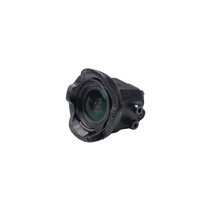 4PCS DJI O3 Camera TPU Protector Case, DJI O3 camera fitted with a black TPU protector case around the lens and body