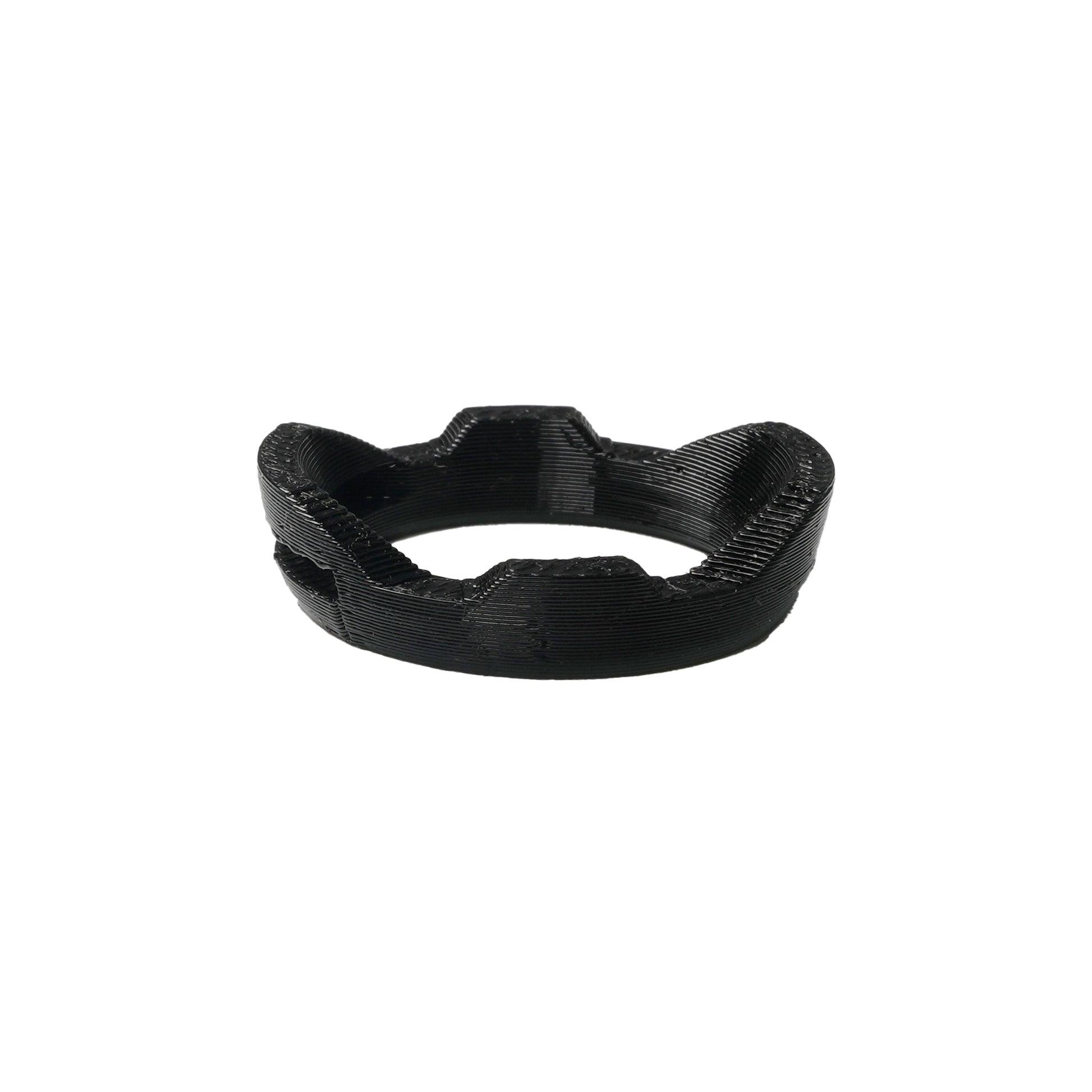 4PCS DJI O3 Camera TPU Protector Case, Black TPU protective case ring for DJI O3 camera, low-profile bumper style guard