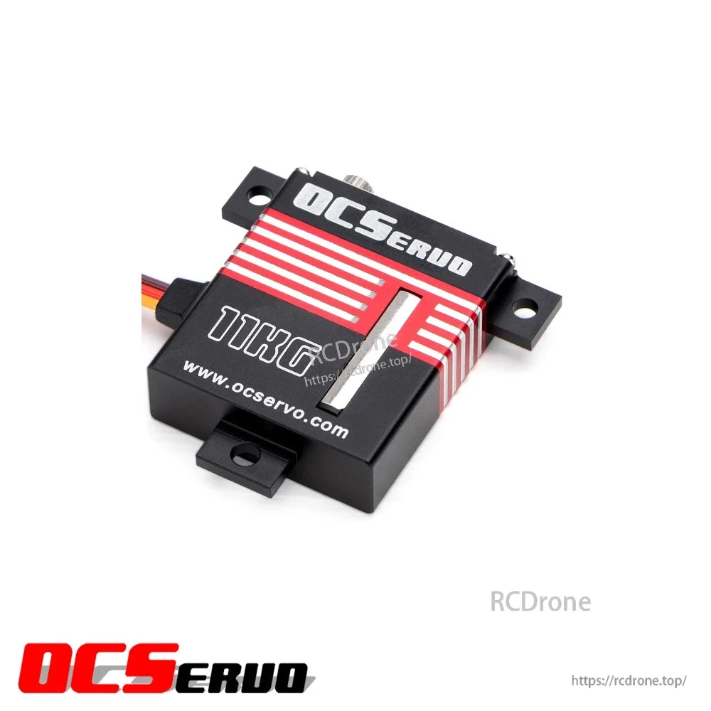 OCSERVO high-voltage digital micro wing servo with coreless motor and CNC aluminum case.