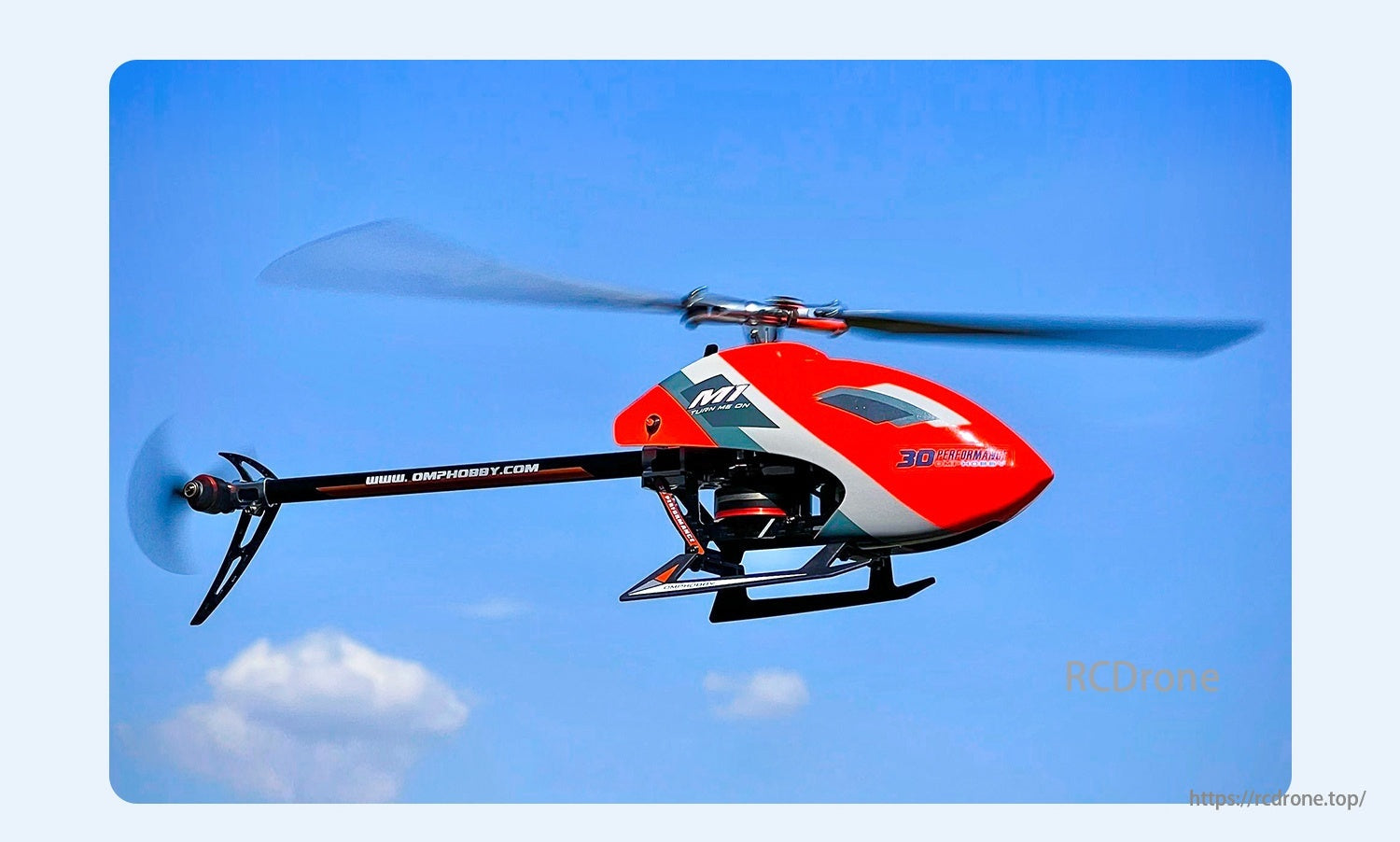 OMPHOBBY M1 EVO RC Helicopter, Compact yet powerful helicopter needed by indoor and outdoor flyer.
