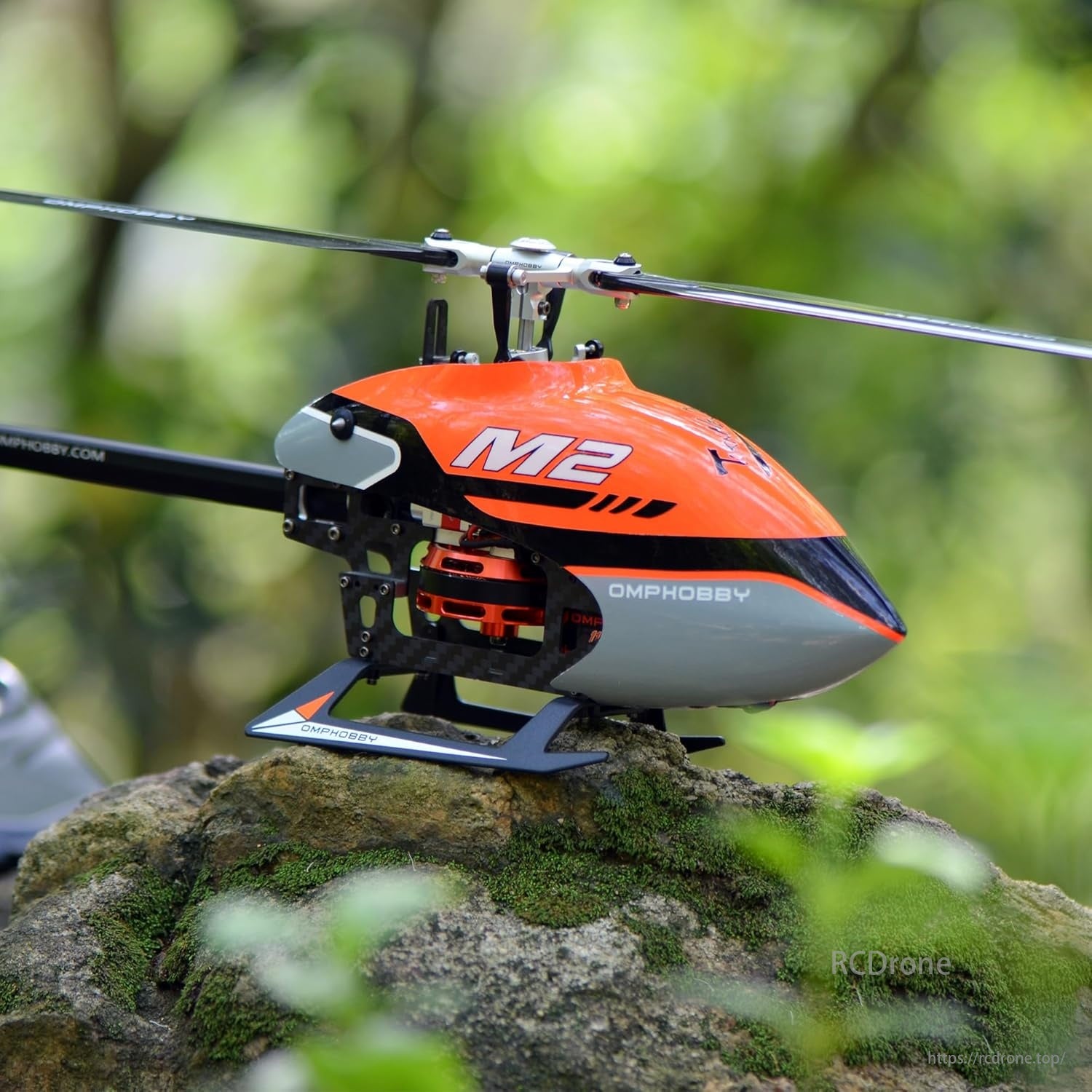 OMPHOBBY M2 V2 RC Helicopter - 6CH Dual Brushless Motor Direct