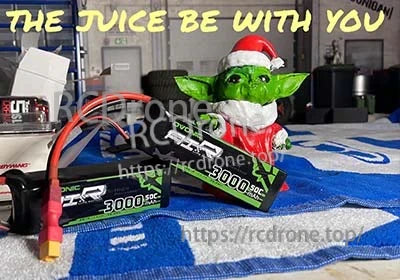 Pair of OVONIC 3000mAh 50C 3S LiPo batteries with Deans main leads and JST-XHR balance connectors