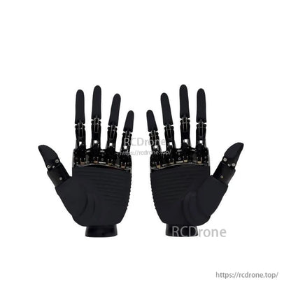 OYMotion ROH-AP001 Dexterous Robot Hand, A dexterous 6-DOF robot hand with 11 joints, force sensors, multiple communication interfaces, PID control, and 0.7s response time.