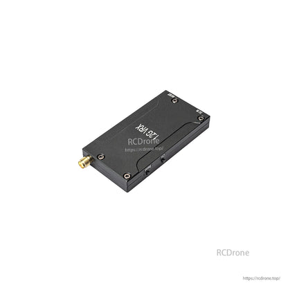 1.2G VRX receiver module angled view with SMA antenna connector