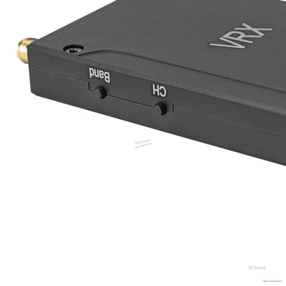 VRX side view showing Band and CH buttons for channel selection