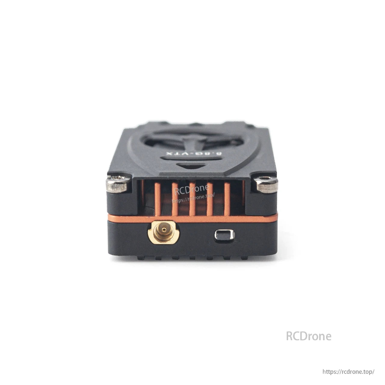 OddityRC 5.8G 3W VTX front view with antenna connector port and small push button
