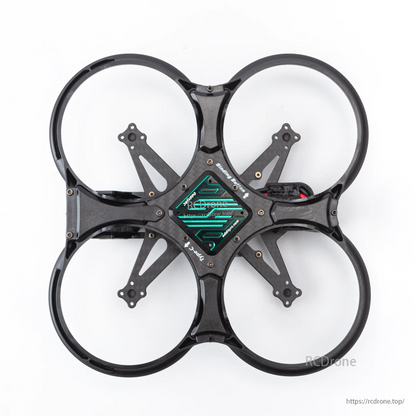 OddityRC Mage-Pro ducted FPV frame underside view with bottom plate hardware and duct structure