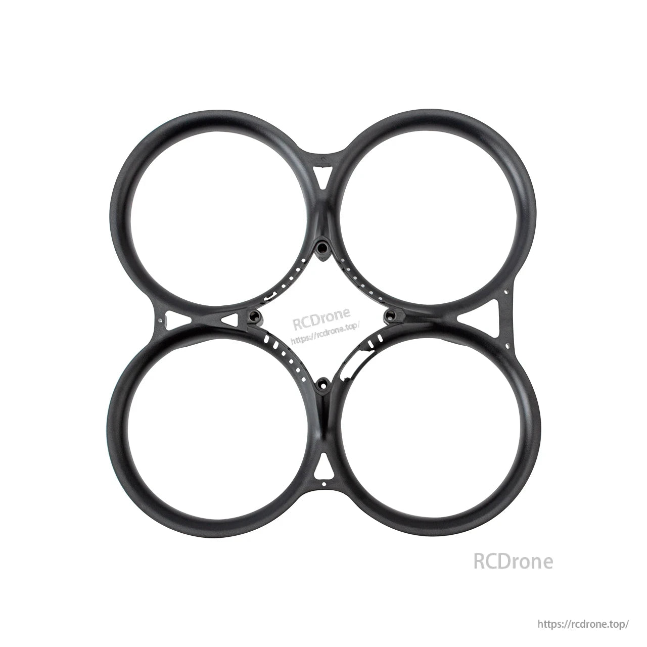 OddityRC Mage Pro replacement duct frame, four circular cinewhoop ducts connected in a square