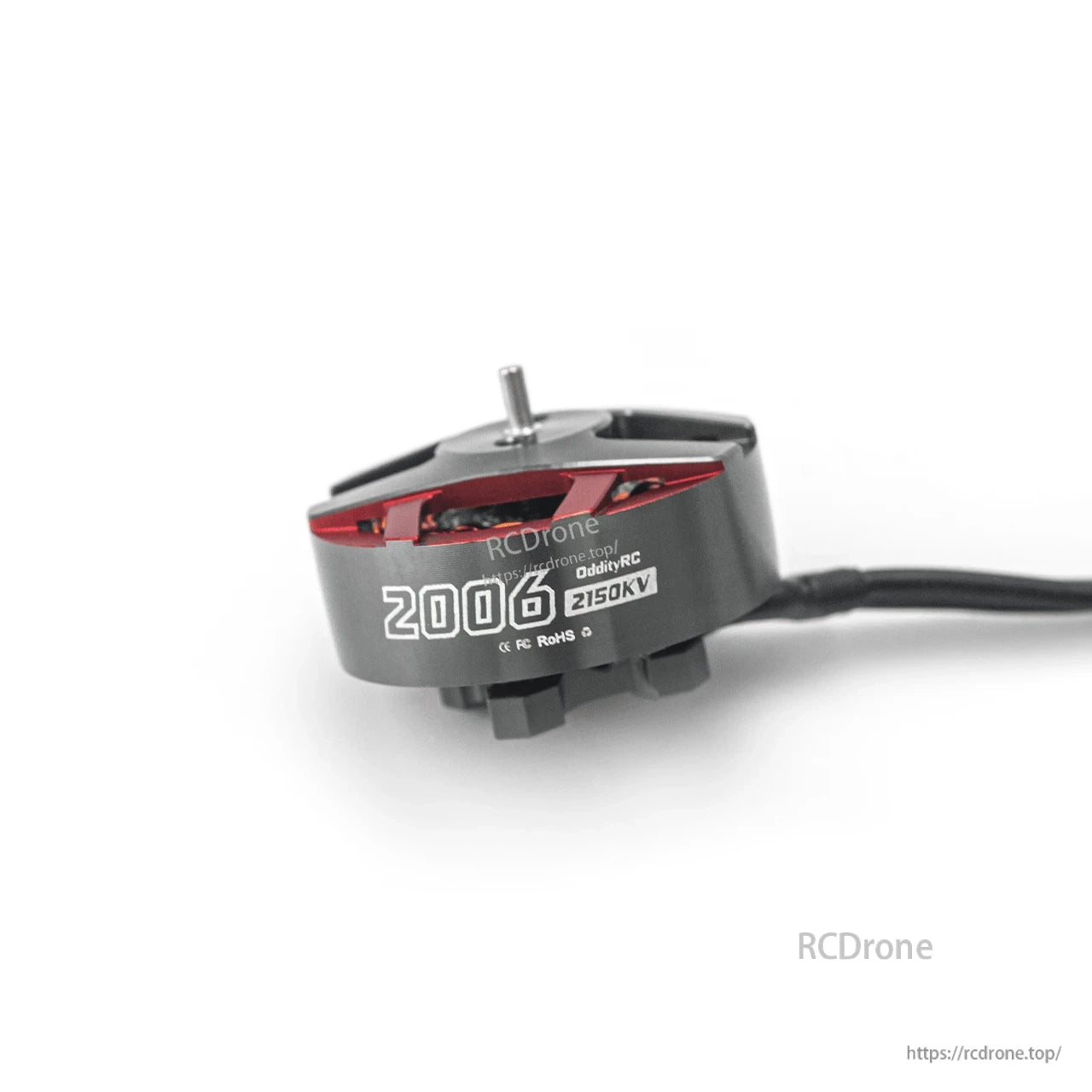 OddityRC Spinnybois 2006 2150KV motor side label close-up with 2006 and 2150KV markings