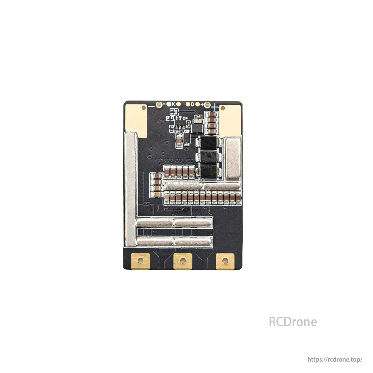 OddityRC Vortex F100 3-8S 100A single ESC top view with component layout and solder pads