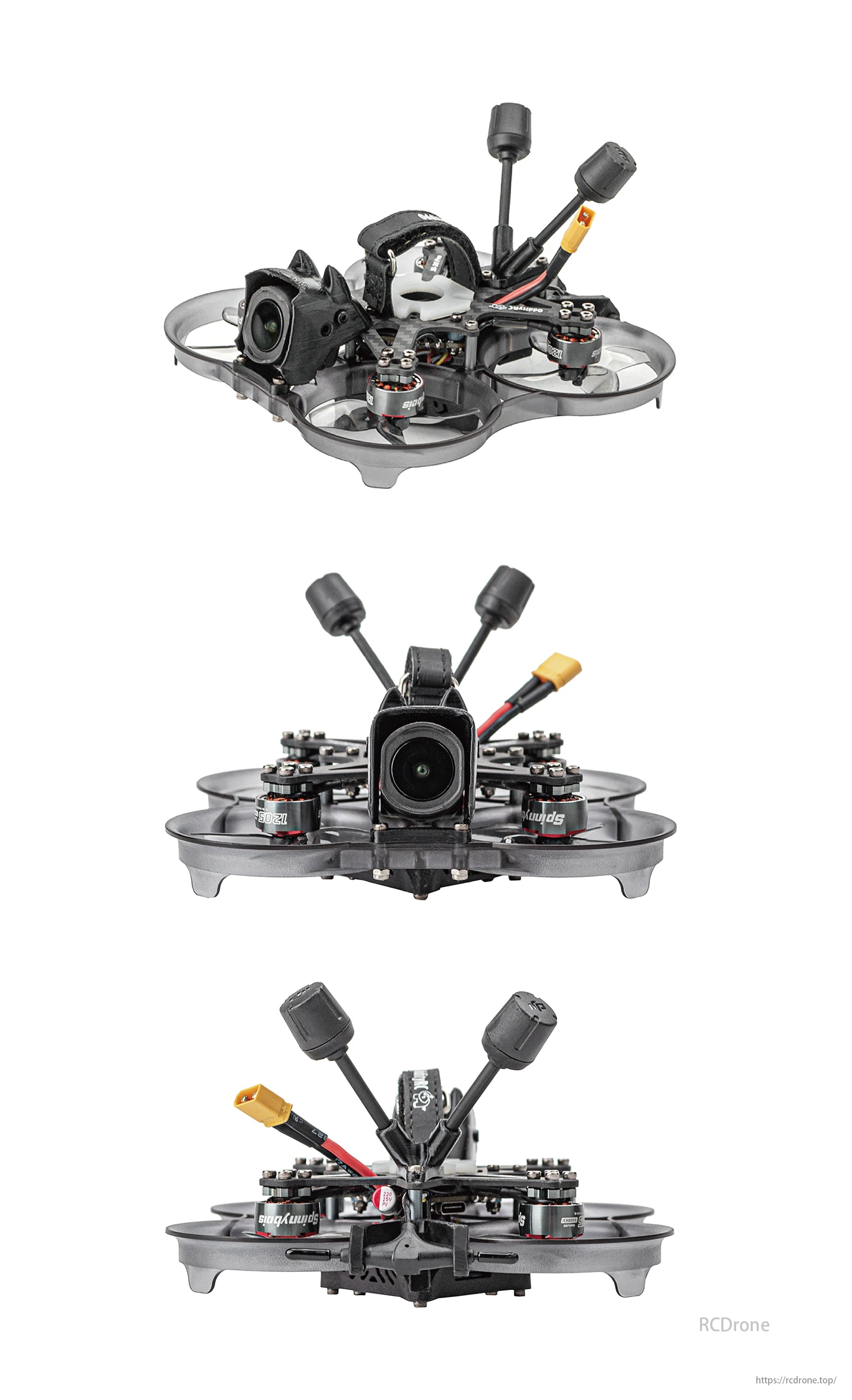 OddityRC XI20 Pro Cinewhoop, High-efficiency brushless motors with 7075 aluminum casing and titanium shafts