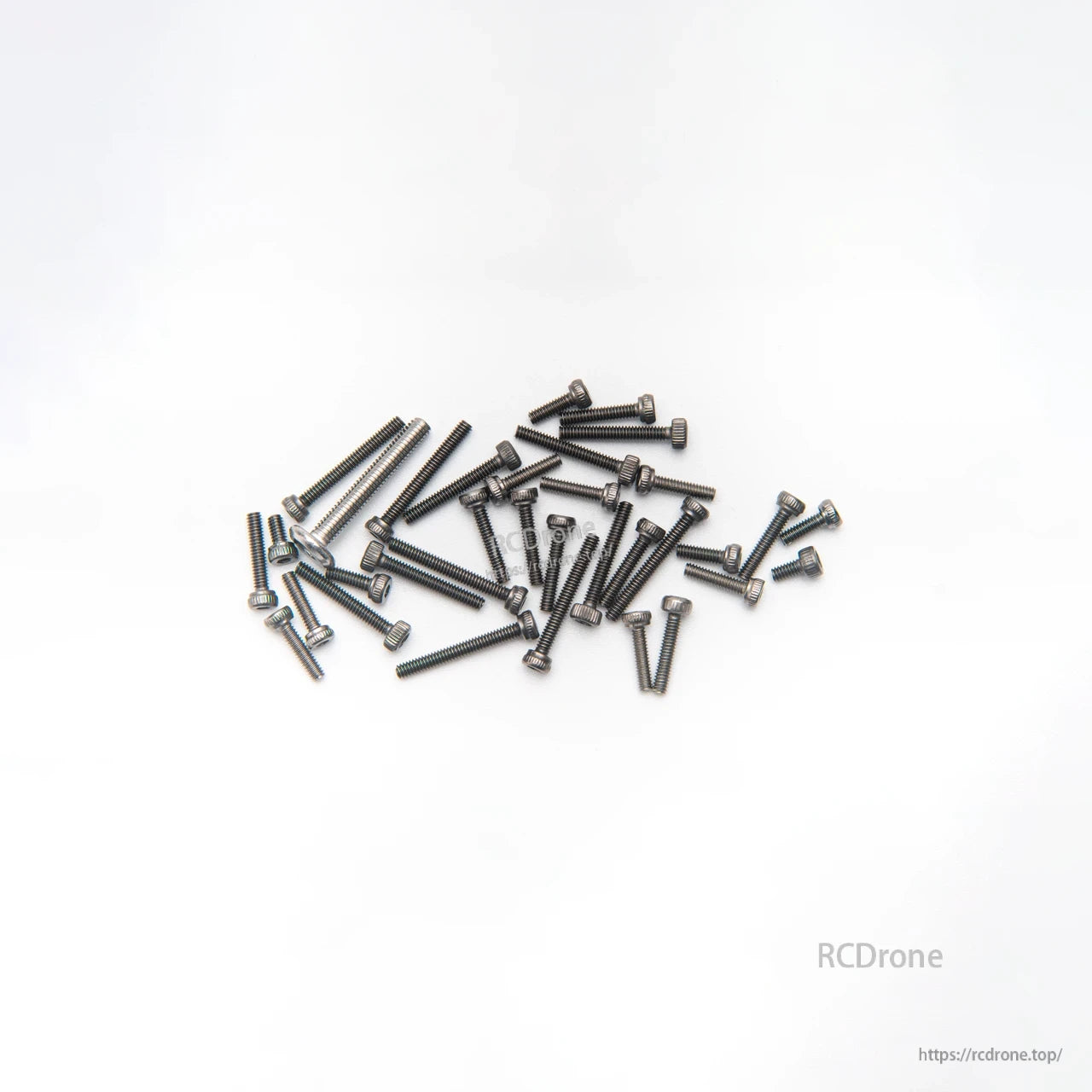 Assorted black hex screws hardware kit for frame build