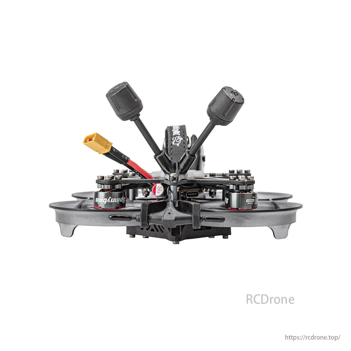 OddityRC XI20 Pro HD, a 2-inch cinewhoop FPV drone with DJI O4 Air Unit, features 1205 5500KV motors for enhanced performance.