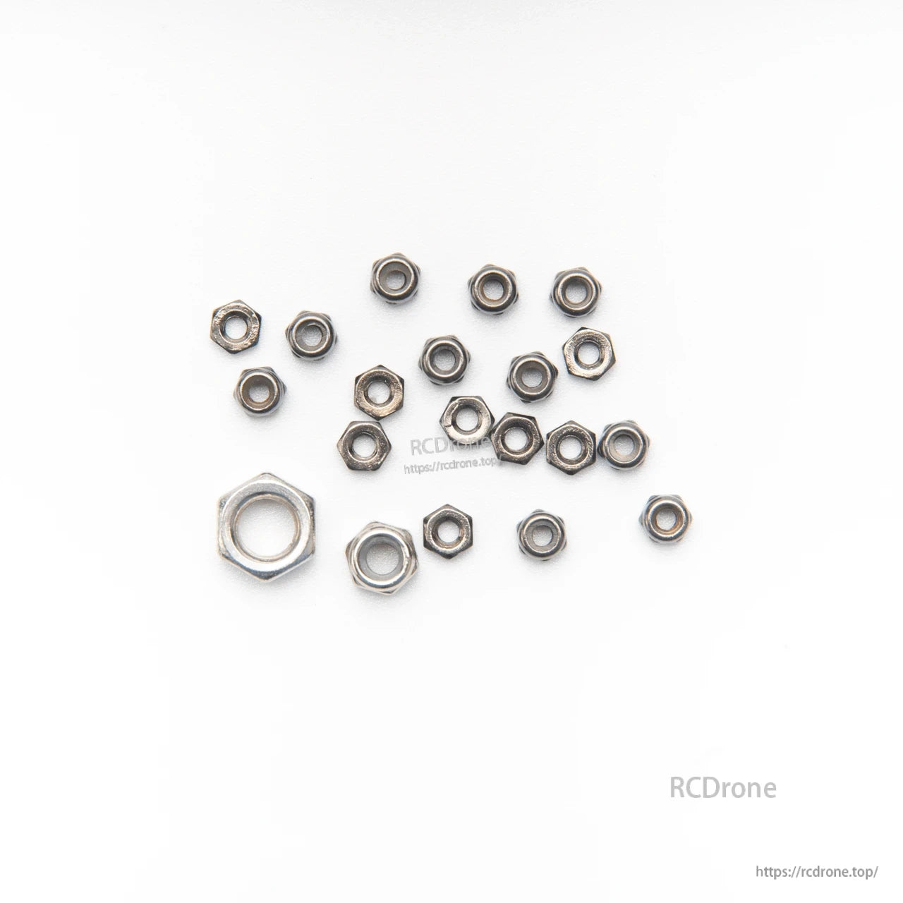 Mixed size hex nuts set for drone frame hardware