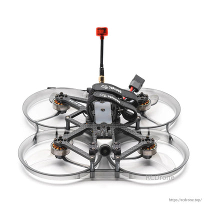 OddityRC XI35 Pro 3.5-Inch HD Vista FPV, OddityRC XI35 Pro FPV drone with Runcam WASP, Caddx Polar/Nebula Pro, carbon frame, and clear prop guards.