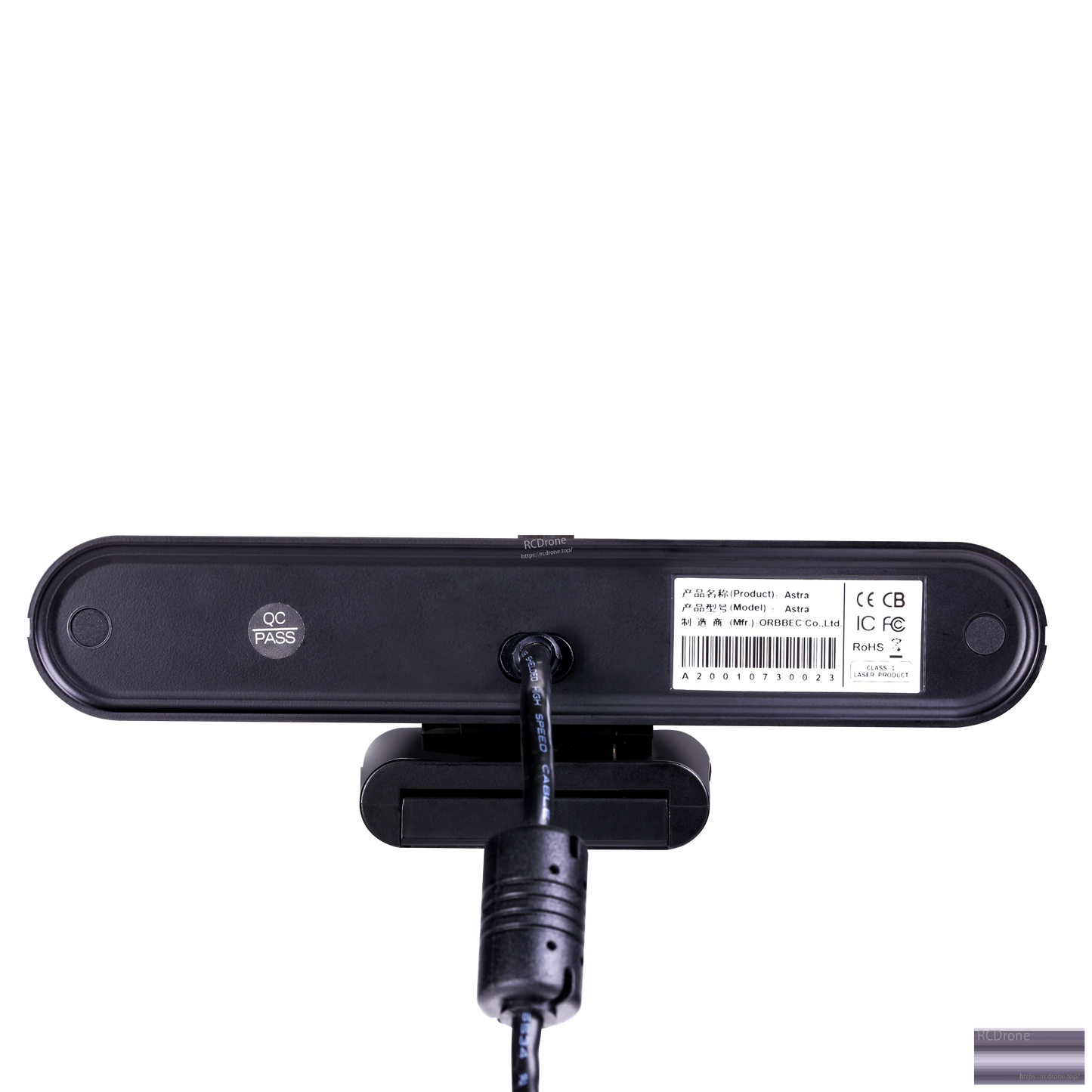 Orbbec Astra 3D Camera – Structured Light Depth, 0.6–8 m Range, RGB 640×480@30 fps, USB 2.0 Type‑A