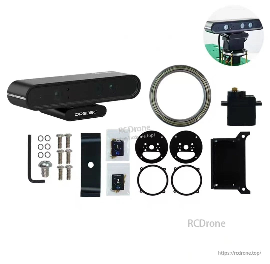 Orbbec Astra Pro Plus 3D Camera with accessories and mounting kit