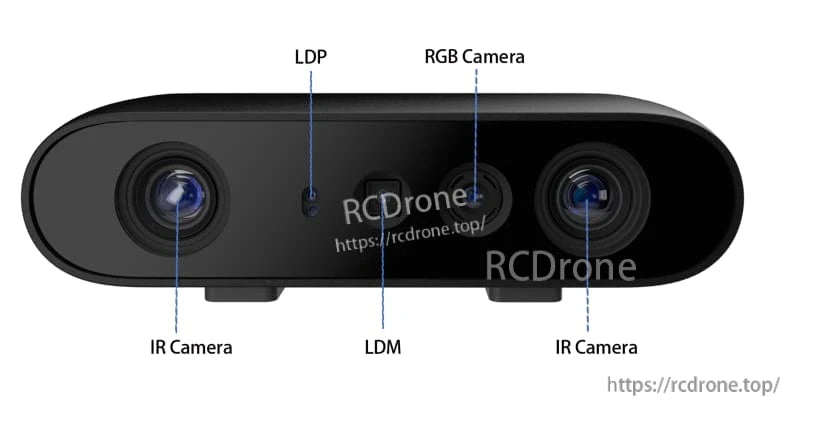 Orbbec Gemini 2 3D Camera, The Orbbee SDK provides an easy setup for accurate and reliable data collection in various lighting conditions.