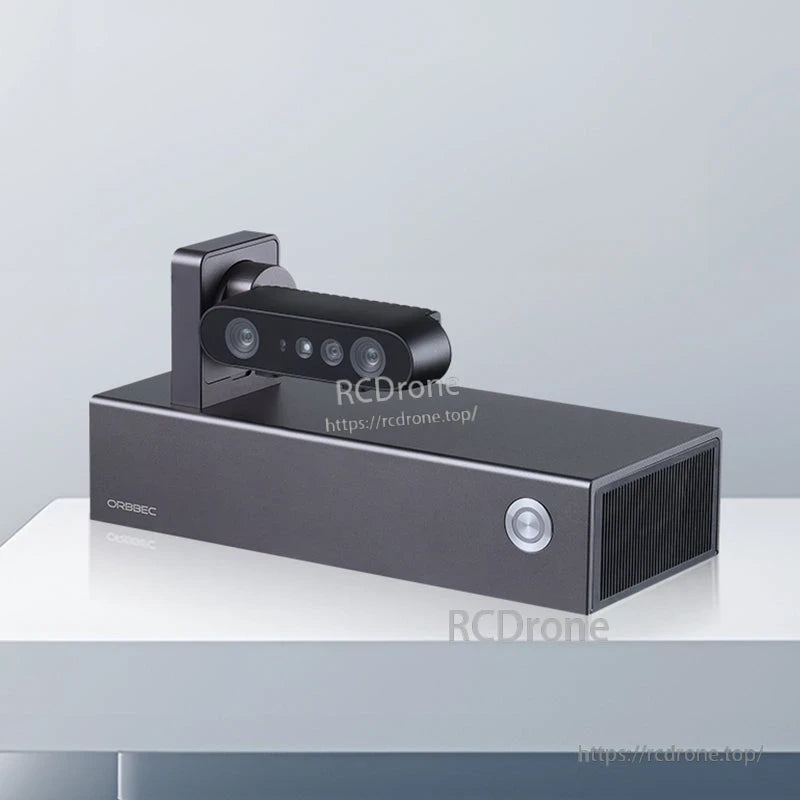 Orbbec Persee N1: 3D dev kit with Gemini 2 RGB-D camera, Jetson Nano, PoE, 0.15–10 m depth range for advanced vision applications.