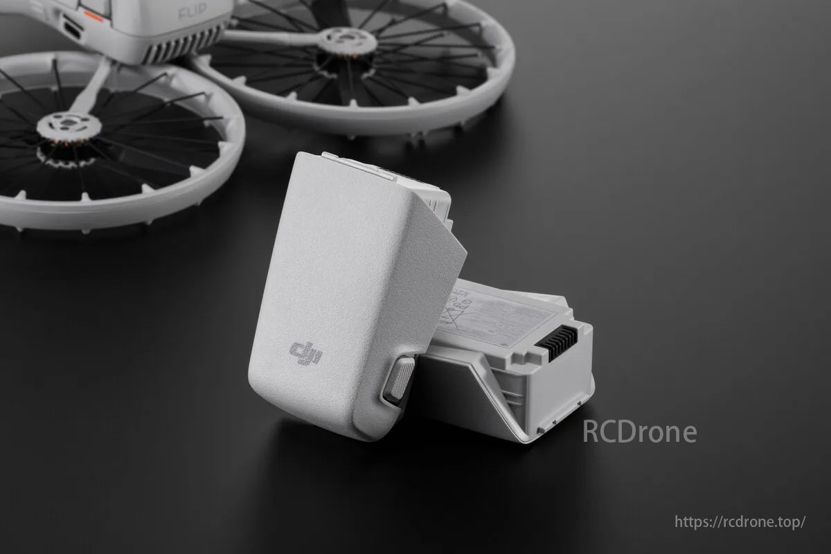 Original DJI Flip Intelligent Flight Battery, DJI optimized charger supports fast charging with their 65W USB-C charger and parallel charging hub for efficient power delivery.