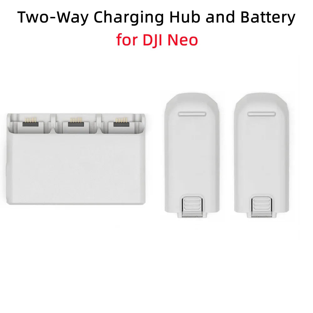 Original DJI Neo Battery, DJI Neo Two-Way Charging Hub charges drones efficiently and reliably.