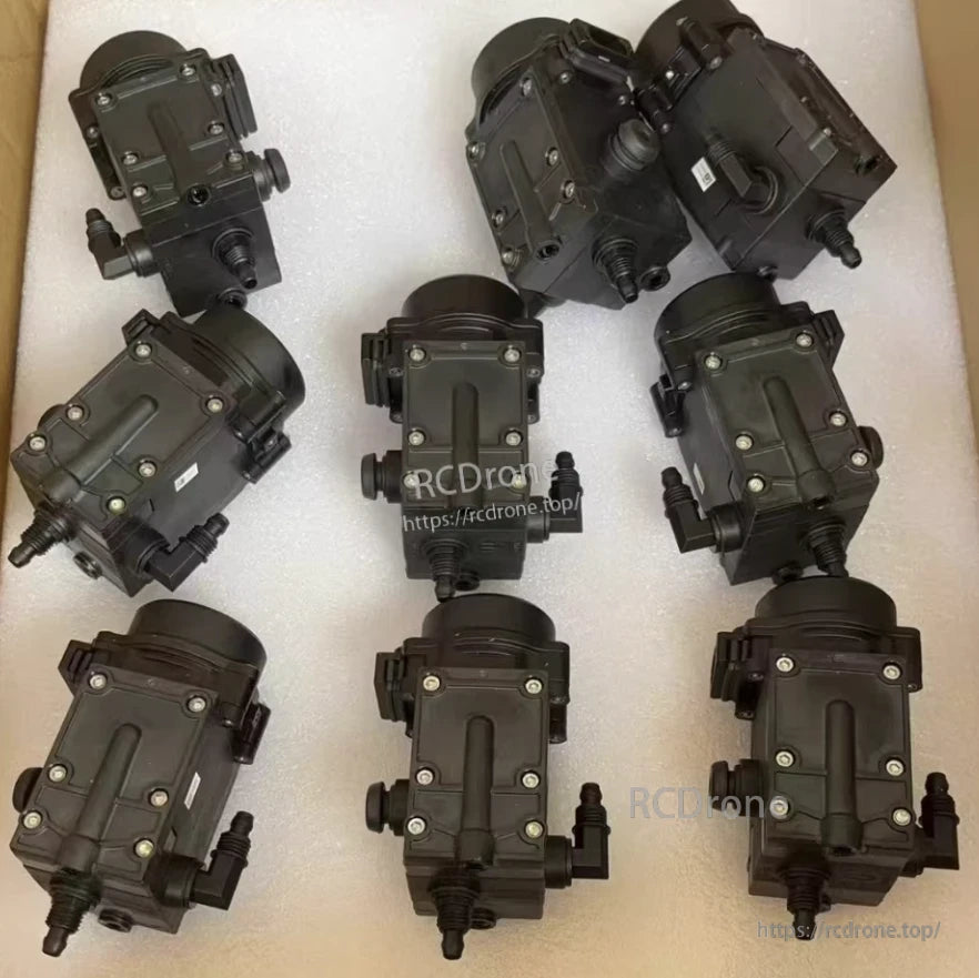 Original  DJI Water Pump, Original DJI water pump units for DJI Agras T16/T20, black housing with hose barbed inlet and outlet ports