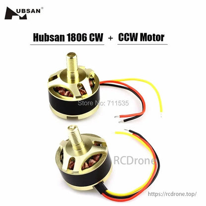 Original Hubsan 1806 1650KV CW/CCW Brushless Motor, Hubsan 1806 1650KV brushless motor for RC drone, CW/CCW compatibility.