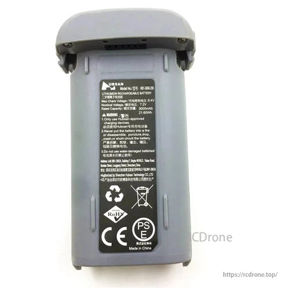 Orignal Hubsan Zino Mini Pro Drone Battery, Hubsan Zino Mini Pro Drone battery is a 3000mAh lithium-ion battery with 8.4V max charge voltage, CE/RoHS certified, and requires approved chargers for safe use.