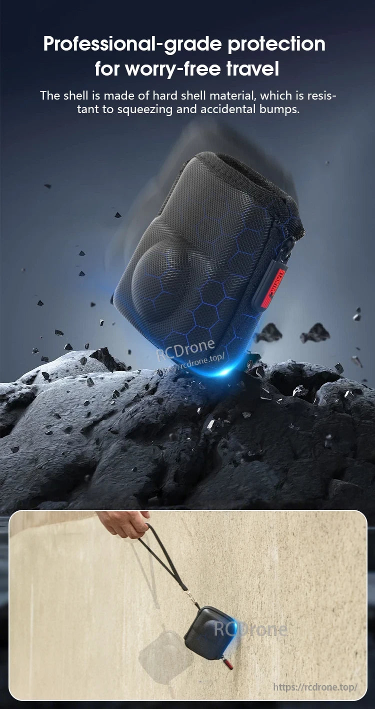 Osmo 360 Camera Case, Professional-grade protection for worry-free travel with durable hard shell case.