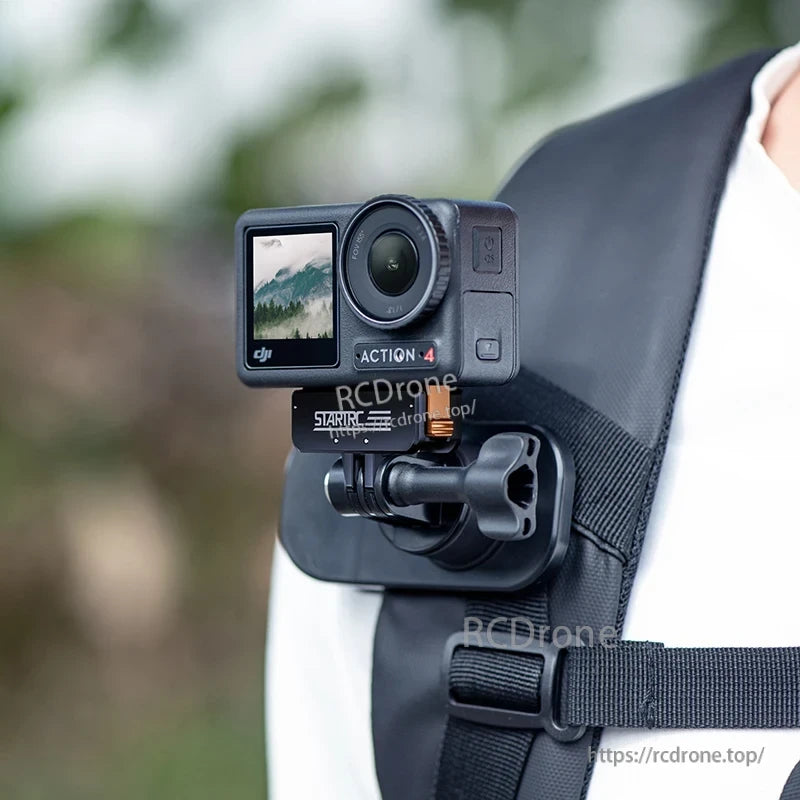 Osmo Action 4 Mount, Mount DJI Osmo Action 4/3 camera to various accessories for versatile shooting.