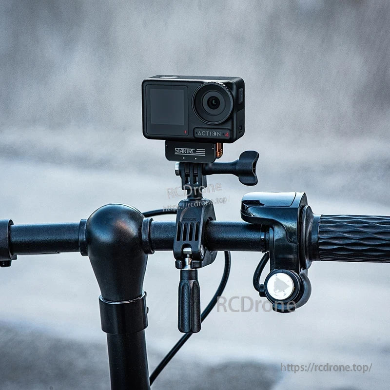 Osmo Action 4 Mount, Two side press buckles for easy and fast loading and unloading.