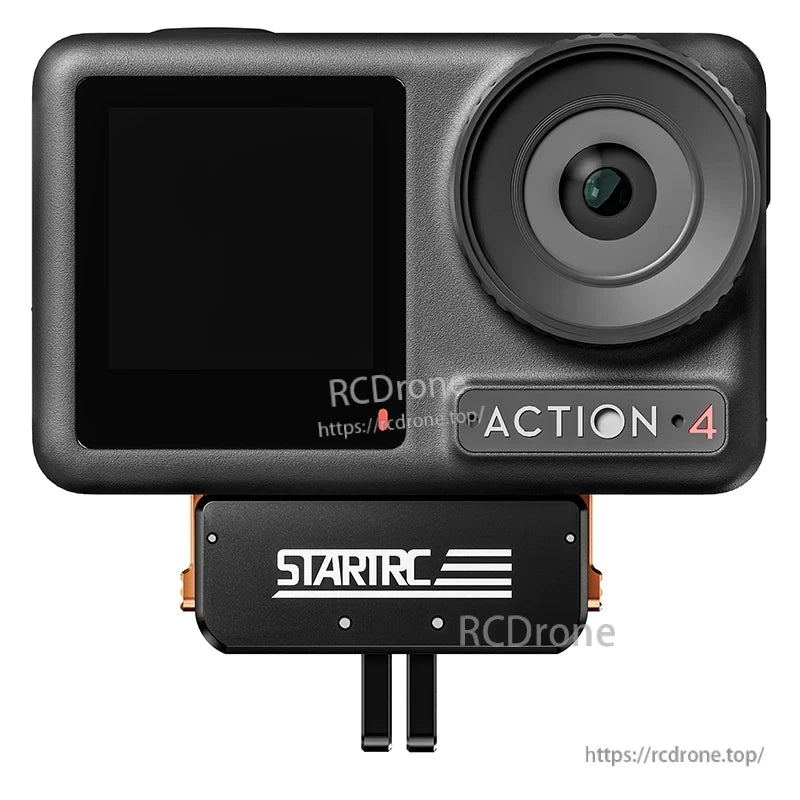 Osmo Action 4 Mount, Snap-on magnetic suction design for stable and quick assembly