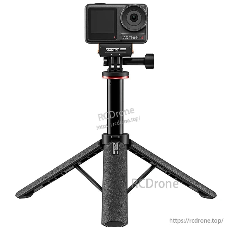 Osmo Action 4 Mount, Metal magnetic adapter base for DJI Osmo Action 4/3 camera with GoPro compatibility and 1/4 inch ports.