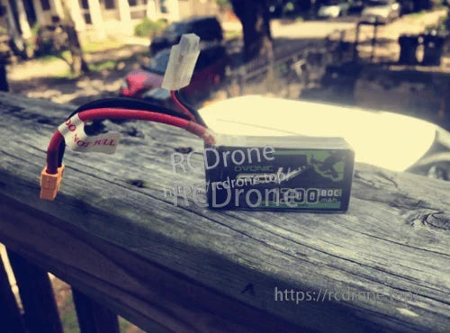 Ovonic 3S 1300mAh 11.1V 80C LiPo battery pack with XT60 main lead and balance connector