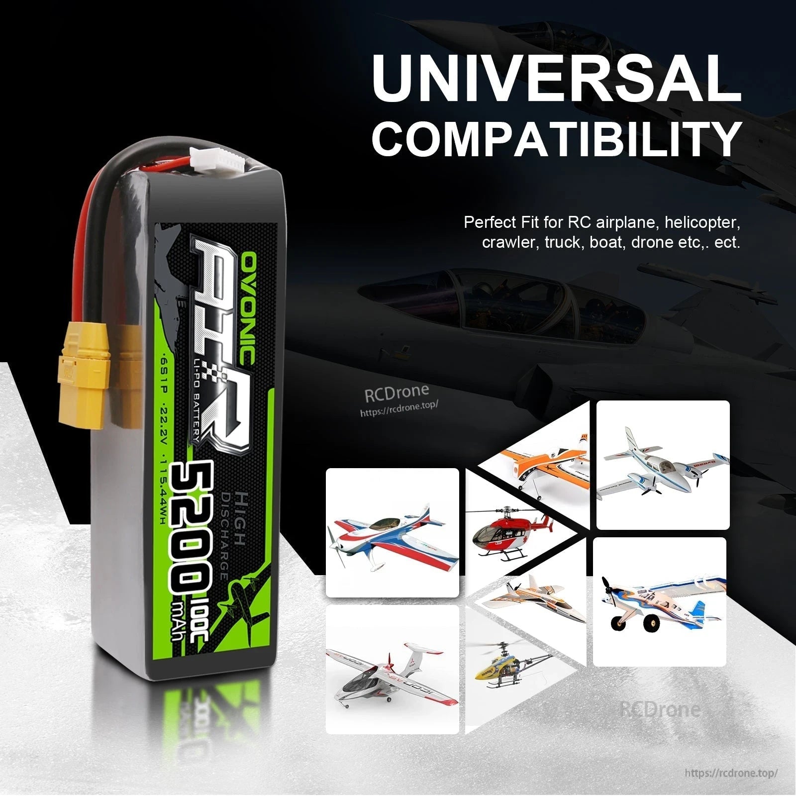 Ovonic 5200mAh 6S 100C LiPo Battery