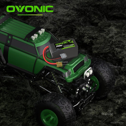 Ovonic 6S 1550mAh LiPo battery shown as power pack on an RC off-road truck (application example)