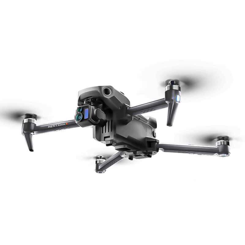 SMRC P7 Max Drone - 4K Camera, 10KM Range, 800M Altitude, 3-Axis Gimbal, 45-Minute Flight Time, 360° Laser Obstacle Avoidance, GPS-Enabled