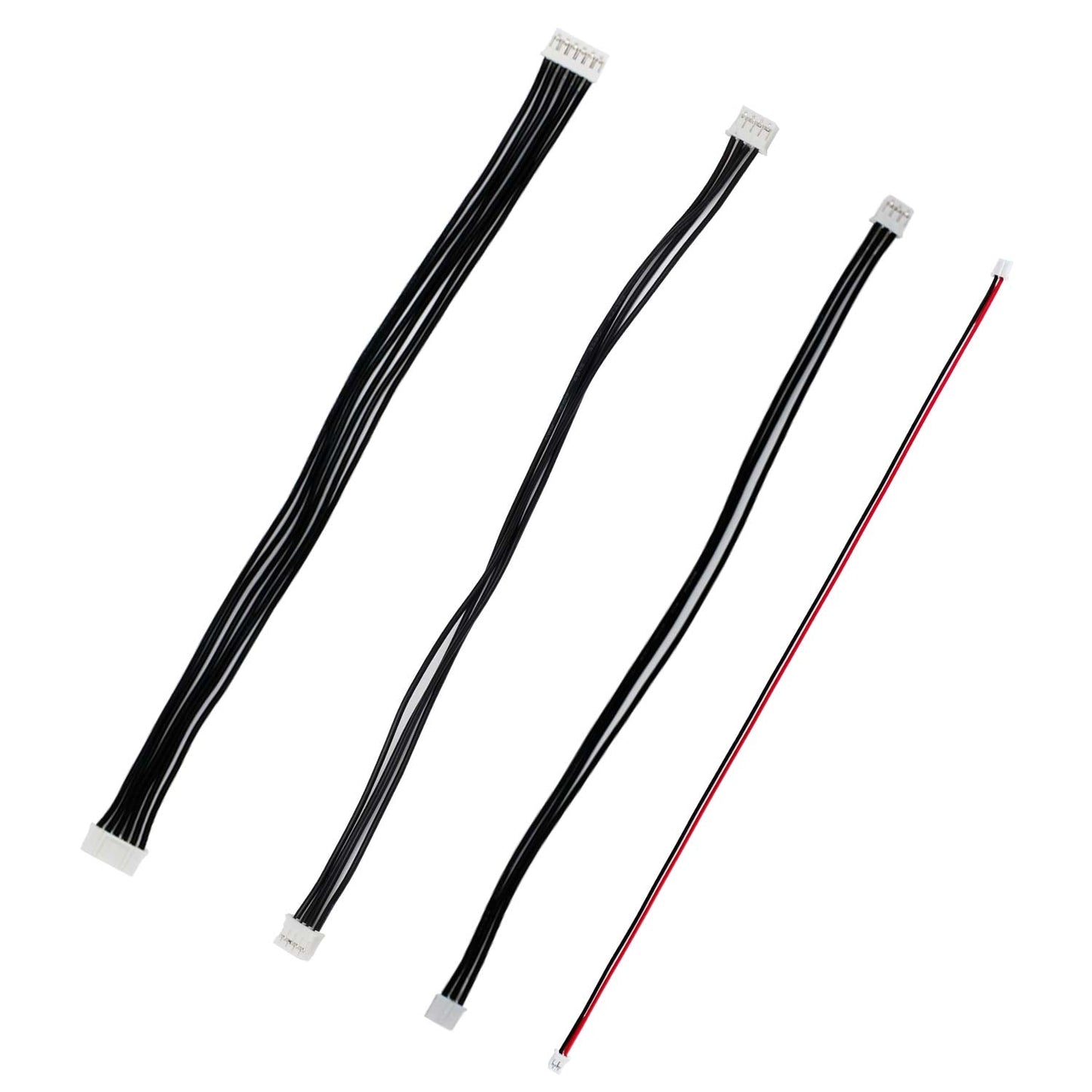 Yahboom PH2.0 anti-reverse connector cable set with multiple pin options, assorted lengths